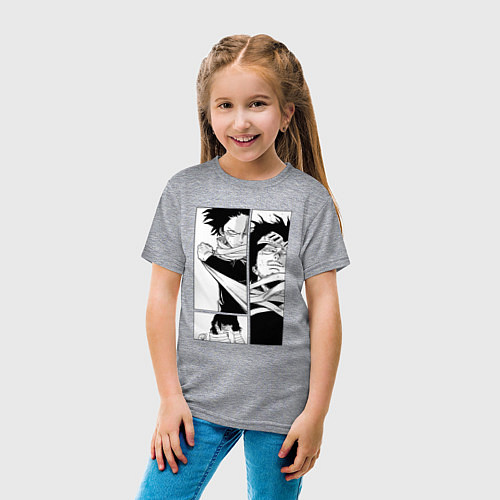 Детская футболка Айзава Шота / Меланж – фото 4