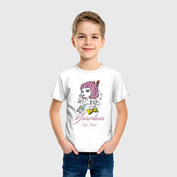 Футболка хлопковая детская Yaroslava - pulp fiction, цвет: белый — фото 2