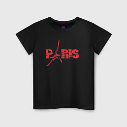 Детская футболка Paris love