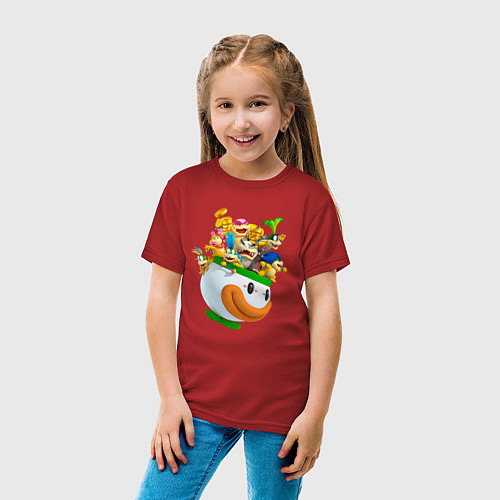 Детская футболка Команда Боузера / Красный – фото 4