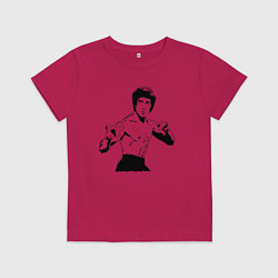 Детская футболка Брюс Ли в крови