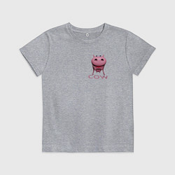 Детская футболка Забавная корова