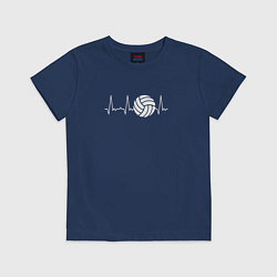 Детская футболка Сердце волейболиста