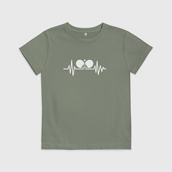 Детская футболка Пинг-понг в сердце
