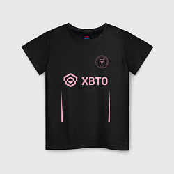 Детская футболка Лионель Месси ФК Интер Майами форма гостевая