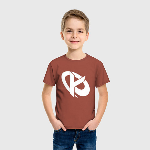 Детская футболка Karmine Corp / Кирпичный – фото 3