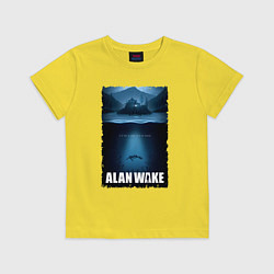 Детская футболка История Алана Вейка