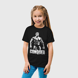 Футболка хлопковая детская Arnold conquer, цвет: черный — фото 2