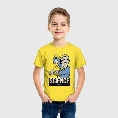 Детская футболка Vault science / Желтый – фото 3