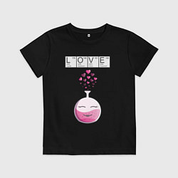 Детская футболка Химия любви - для нее