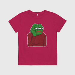 Детская футболка Лягушонок Пепе вымотался
