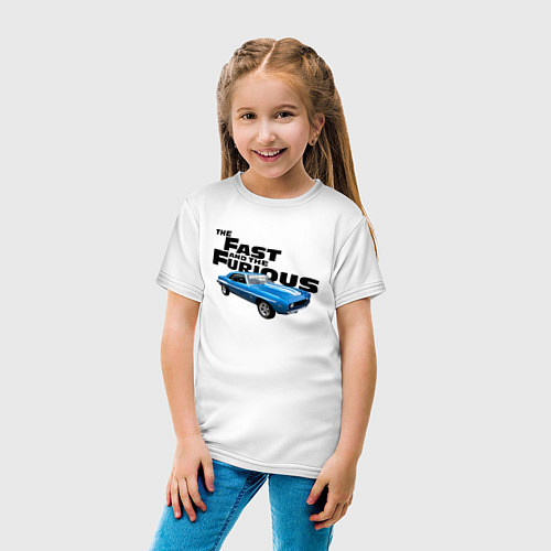 Детская футболка Chevrolet Camaro SS / Белый – фото 4