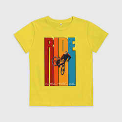 Детская футболка MTB - ride