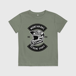 Детская футболка Mountain bike helmet