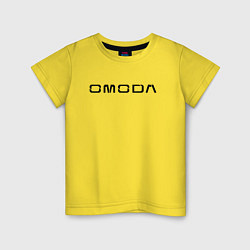 Детская футболка Omoda big black logo