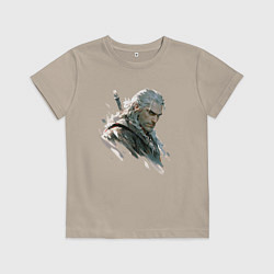 Детская футболка Портрет Ведьмака