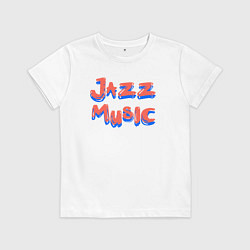 Детская футболка Music jazz