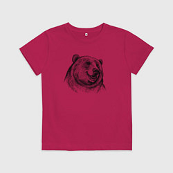 Детская футболка Медведь улыбается