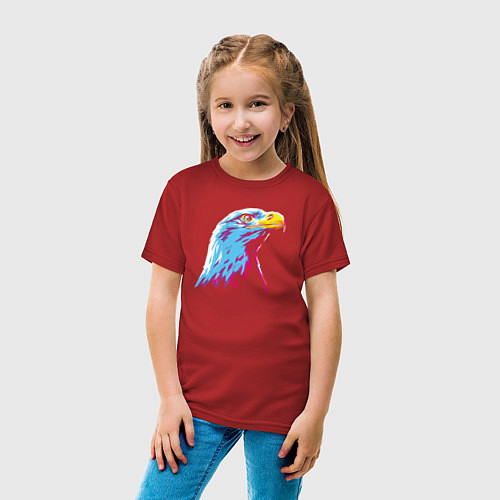Детская футболка Орел WPAP / Красный – фото 4