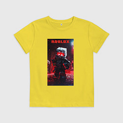 Детская футболка Roblox red style