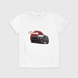 Футболка хлопковая детская Niva 4x4, цвет: белый