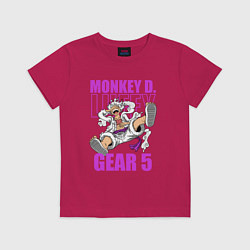 Детская футболка Луффи - гир 5