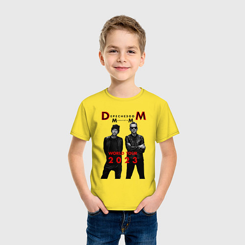 Детская футболка Depeche Mode - Memento Mori / Желтый – фото 3