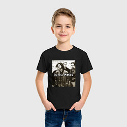 Футболка хлопковая детская Depeche Mode - Devotional Tour Retro 01, цвет: черный — фото 2