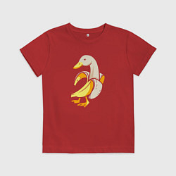 Детская футболка Банановый гусь