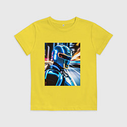 Футболка хлопковая детская Робокоп на страже, цвет: желтый