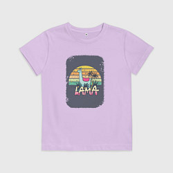 Детская футболка Colorful Llama