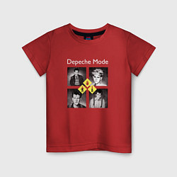 Футболка хлопковая детская Depeche Mode - Early Years, цвет: красный