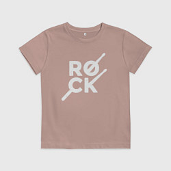 Детская футболка Rock drummer