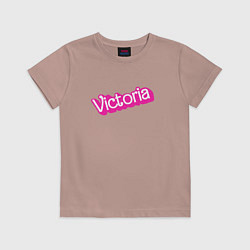 Детская футболка Viktoria - barbie style
