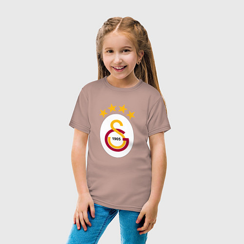 Детская футболка Galatasaray fc sport / Пыльно-розовый – фото 4