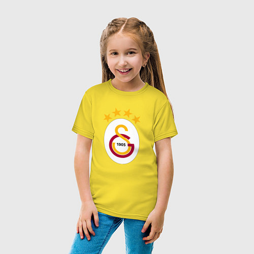 Детская футболка Galatasaray fc sport / Желтый – фото 4