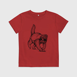 Детская футболка Медоед на стиле