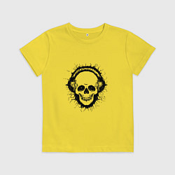 Детская футболка Смеющийся череп