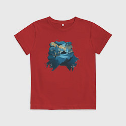 Детская футболка Рукопожатие Кратоса и Атрея gow ragnarok