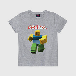 Детская футболка Roblox бегущий персонаж