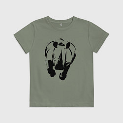 Детская футболка Носорог атакует