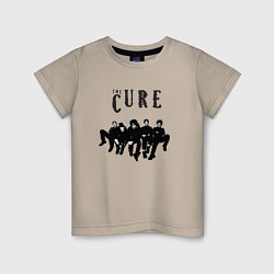 Футболка хлопковая детская The Cure - A Band, цвет: миндальный