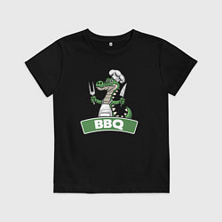 Детская футболка Барбекю от крокодила
