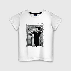 Футболка хлопковая детская Depeche Mode - Dave Gahan by Anton Corbijn, цвет: белый