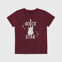 Детская футболка Звезда рок музыки