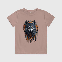 Детская футболка Волк и ловец снов
