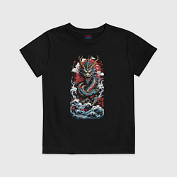 Детская футболка Дракон океана