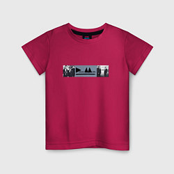 Футболка хлопковая детская Depeche Mode - Delta Machine merch, цвет: маджента