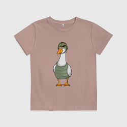Детская футболка Гусь воин