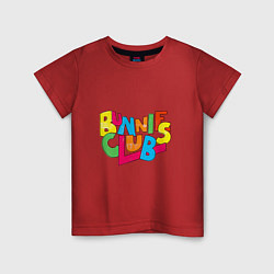 Детская футболка NewJeans Bunnies Club colorful